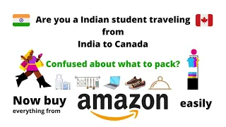 Things to pack before going to Canada | packing list tips for students | 60 Sec video