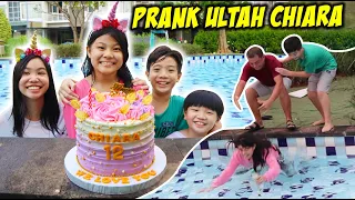 PRANK ULANG TAHUN CHIARA, DI CEBURIN KE KOLAM RENANG !! Vlog Lucu | CnX Adventurers