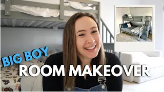 BIG BOY BEDROOM MAKEOVER!!!!