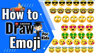 Drawing For Kids Easy ''Emoji'' Drawing On Notebook Step by Step