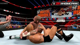 WWE 2K15 2K Showcase - Hustle Loyalty Disrespect Gameplay | CM Punk vs The Rock | Royal Rumble 2013