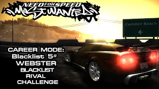 NFS: Most Wanted  (2005) - Blacklist #5: Webster - Blacklist Rival Challenge (PC)