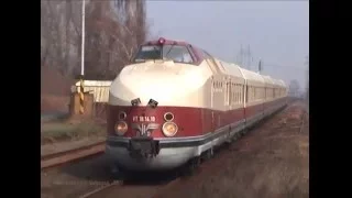 Unikátní video z poslední jízdy německého "Delfína" VT18.16.07 + VT18.16.10 do Prahy