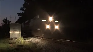 CSX 5424 and CSX 123 pull a Southbound CSX Intermodal Train past the Cullman Defect Detector