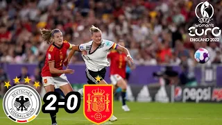 Germany victory and to Quarterfinals | Germany 2-0 Spain | Results and Table Women's EURO 2022