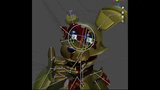 (fnaf/blender/gift) @HBSCbeetroot' scraptrap model test