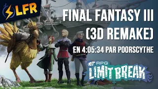 Final Fantasy III (3D Remake) en 4:05:34 (Any%) [RPGLB22]