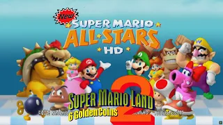 Super Mario Land 2 New Super Mario ALL Stars HD