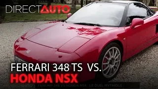 RÉTRO : FERRARI  348 TS vs HONDA NSX