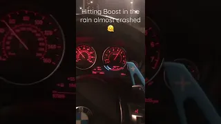 Hitting Boost in the rain almost crashed 😱 #shorts #bmw #turbo #xdrive