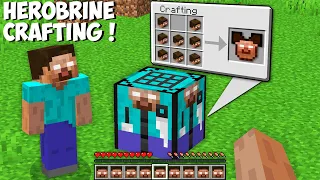 Only on THE HEROBRINE CRAFTING TABLE YOU CAN CRAFT SECRET ITEMS in Minecraft ! HEROBRINE ITEMS !