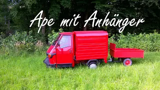 Piaggio Ape 50 mit Anhänger