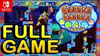 Bubble Bobble 4 Friends Switch Gameplay FULL GAME - Multiplayer action