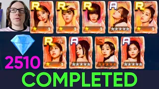 COMPLETED TWICE 'RUSH' LE Theme with 2510 diamonds!!! | SuperStar JYPNation