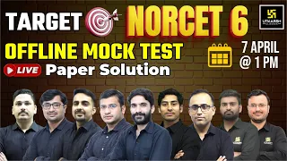 NORCET 6 Offline Mock Test💫| NORCET 6 Mock Test | Complete Video Solution | Utkarsh Nursing Classes