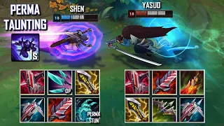 MATHEMATICALLY CORRECT SHEN vs YASUO FULL BUILD FIGHTS & Ultimate SpellBook Moments!