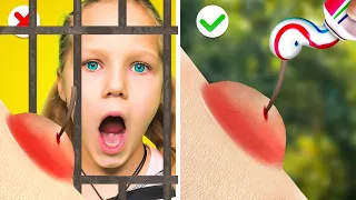 RICH VS POOR PARENTING HACKS IN JAIL | Awesome Parenting Hacks and Funny Moments by Gotcha! Hacks