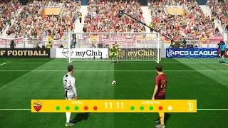 ROMA vs JUVENTUS | Penalty Shootout | PES 2019 Gameplay PC