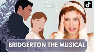 BRIDGERTON THE MUSICAL I Tiktoks I Vocal coach reacts!