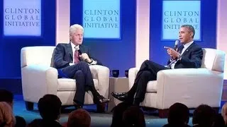 President Obama and President Clinton Discuss Health Care