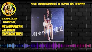 Amy Winehouse - Back To Black  Isolated Voice Acapella Only Voice