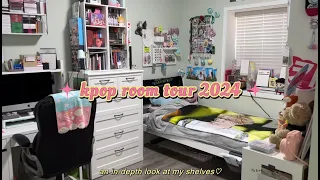 KPOP ROOM TOUR 2024 ♡ an in-depth look at all of my shelves