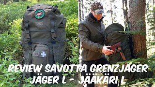 Review Savotta Backpack Grenzjäger -  Jääkäri L - Jäger L - Colour Olive -