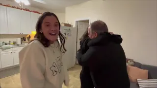 My sister surprised my family after over TWO YEARS! *emotional*