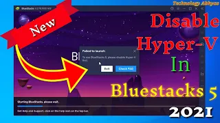 Hyper-V Error ❗ problem in Bluestacks 5 | BlueStacks is Unable to Use When Hyper V Enable Fix |2021💯