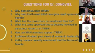 Women in Aerospace Medicine: Dr. Dorit Donoviel, Translational Research Institute for Space Health