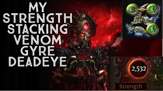 [PoE 3.21] Strength Stacking Venom Gyre Deadeye Uber Sirus showcase
