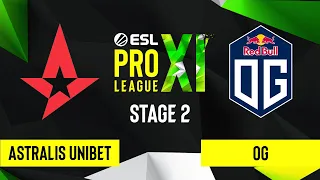 CS:GO - Astralis UNIBET vs. OG [Dust2] Map 1 - ESL Pro League Season 11 - Stage 2