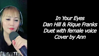 IN YOUR EYES (duet) Dan Hill & Rique Franks | KARAOKE FEMALE PART ONLY