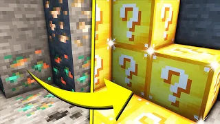 Minecraft, aber Erze sind LUCKYBLOCKS...