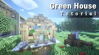 [마인크래프트 건축] 간단한 온실/Minecraft Simple Greenhouse