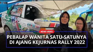 Alami Trouble, Pereli Berhijab Ini Tidak Start di SS3 dan 4 Kejurnas Rally Danau Toba 2022