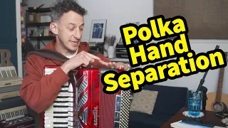 Polka Hand Coordination On Accordion