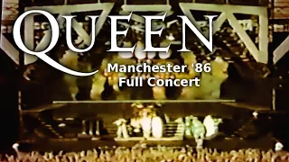 Queen live in Manchester, 16th July 1986 [50FPS, audio replaced, FULL CONCERT] 2022 BH Restoration