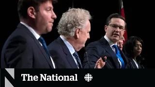 Conservative leadership candidates square off in first debate