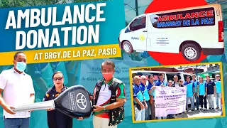 RCPN GLOBAL GRANT l AMBULANCE FOR BRGY. DELA PAZ