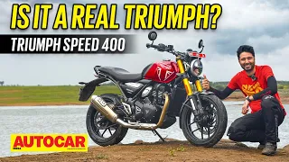 2023 Triumph Speed 400 review - Is it a real Triumph? | First Ride | Autocar India