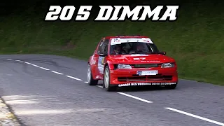 Peugeot 205 GTI Dimma | High revving rally car | Rally Mont Blanc 2021