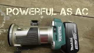 Makita 18v Router | Makita Cordless Trim Router FULL REVIEW Makita  XTR01Z