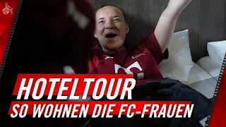 HOTELTOUR mit Celina DEGEN und Jasmin PAL | 1. FC Köln | Trainingslager 2023