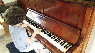 Echoes In Rain (Enya) // 10 Year Old Pianist - Piano Pace