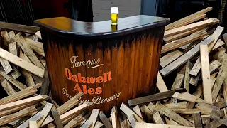 Making a $2500 bar from old used PALLET wood