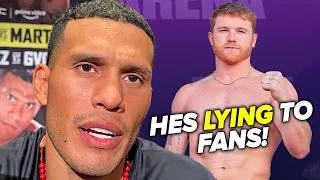 David Benavidez RIPS LYING Canelo "Spitting in fans faces; He doesnt give a F*** what fans want"