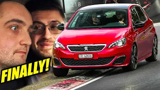 FINALLY! First Drive in Peugeot 308 GTI on the Nürburgring!