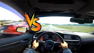 Dual Pulley Audi S4 VS Mustang & Infiniti Unknown Mods