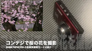 No.73：コンパクトデジタルカメラ KODAK PIXPRO FZ55 で仙台市内の桜を撮影しながら画質調整モードを比較